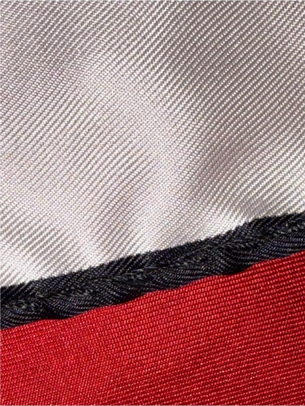 Vintage Italian Silk Scarf Geometric Colorblock Square Made in Italy